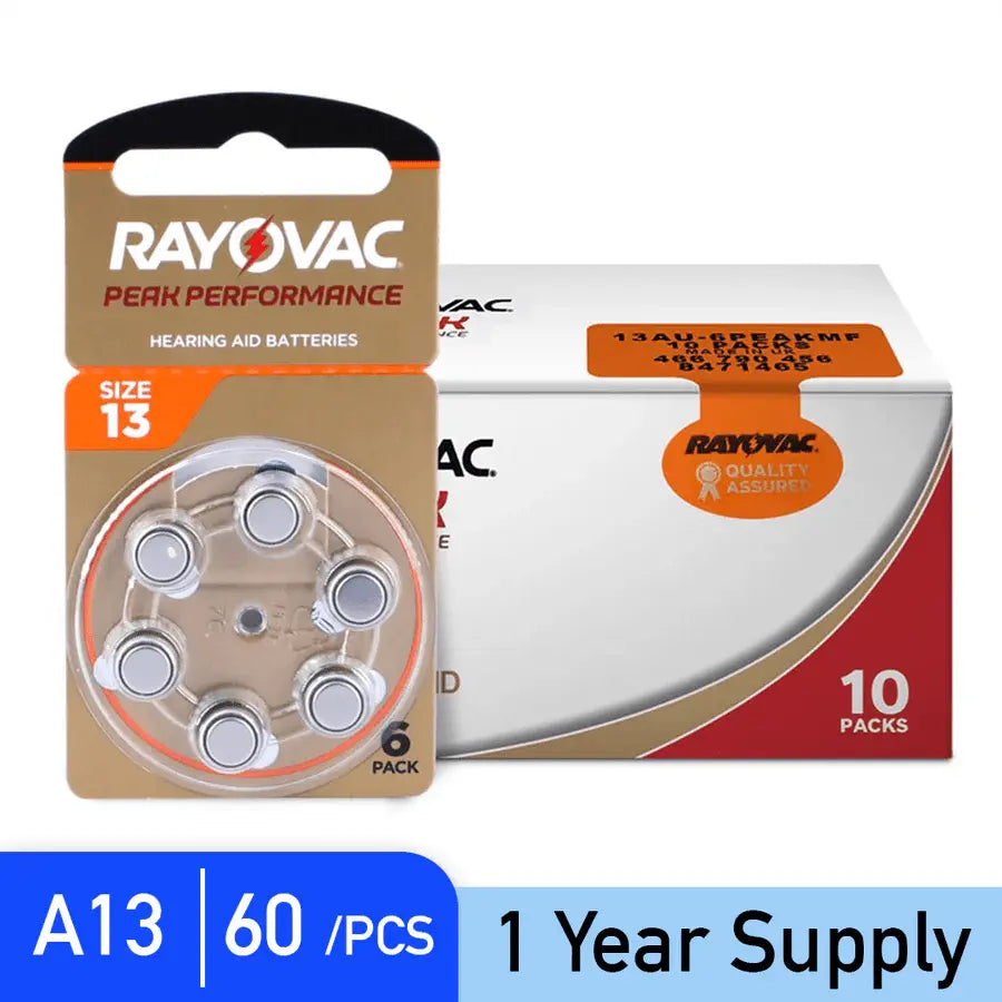 A13 Batteries (Box Of 60) Pure Sound